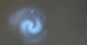 A blue cycle over Europe dazzles and confused. There is an explanation
