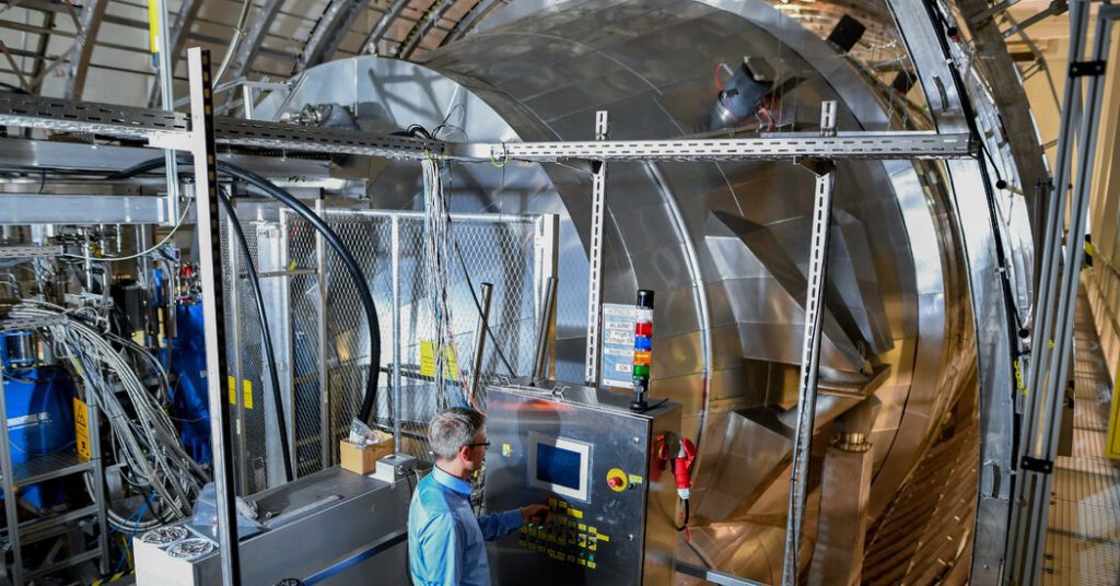 The neutrons shrink, and this is a good thing for physics